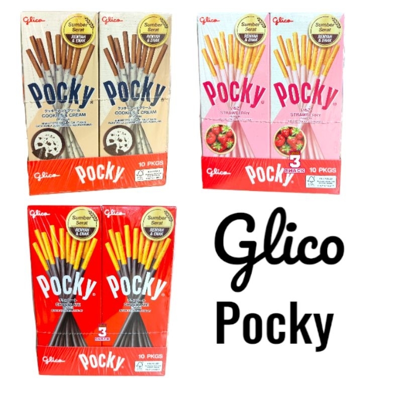 

1 PAK STICK GLICO POCKY ISI 10'S