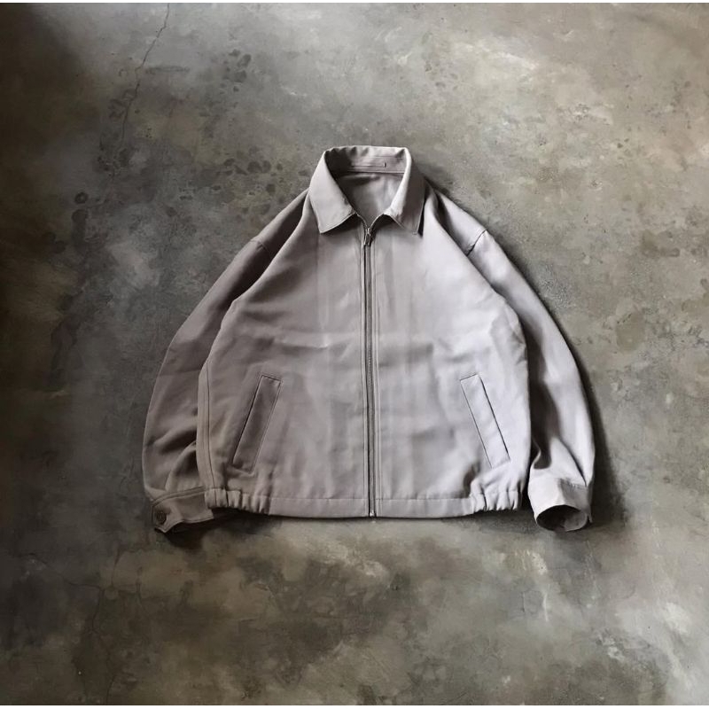 Work Jacket Uniqlo GU Zip-Up Blouson Jacket