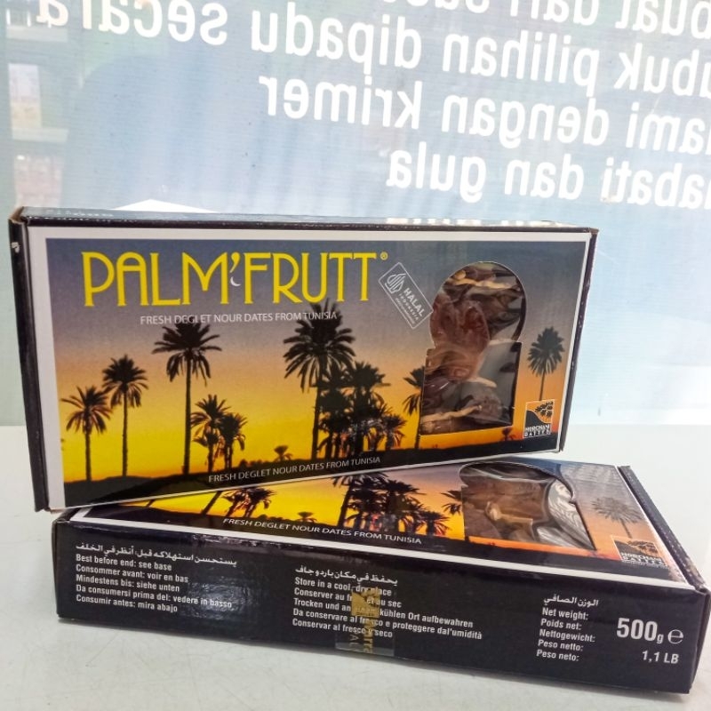 

Kurma Palm fruit 500gram / Kurma Tunisia Tangkai Import