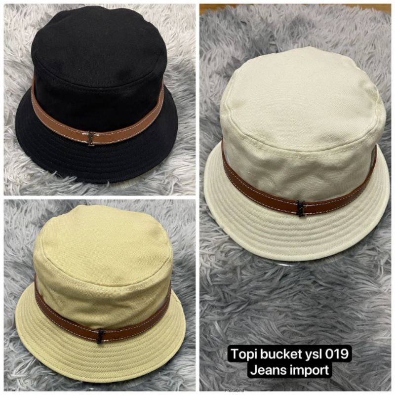 019 Topi buket YSL Jeans import