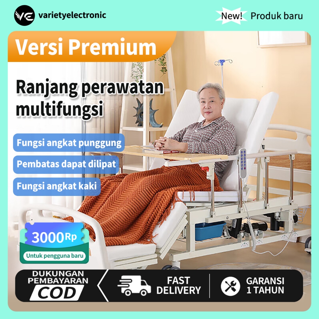 Bed Pasien - Ranjang Pasien - Bed Pasien ICU - Tempat Tidur Rumah sakit