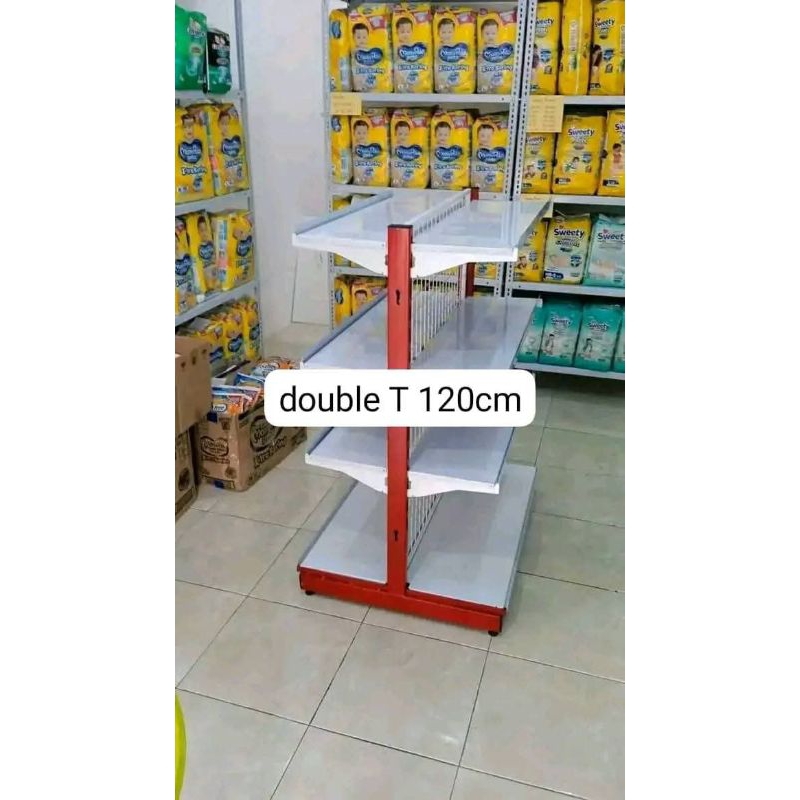 Rak gondola mini market double