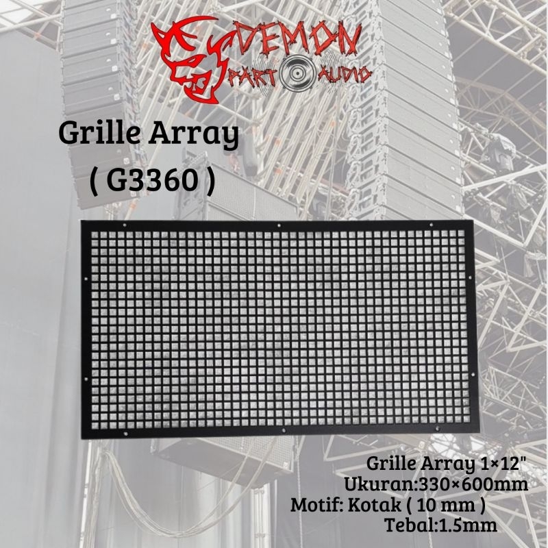 Grille/Ram Speaker Line Array 1×12" ( G3360 )