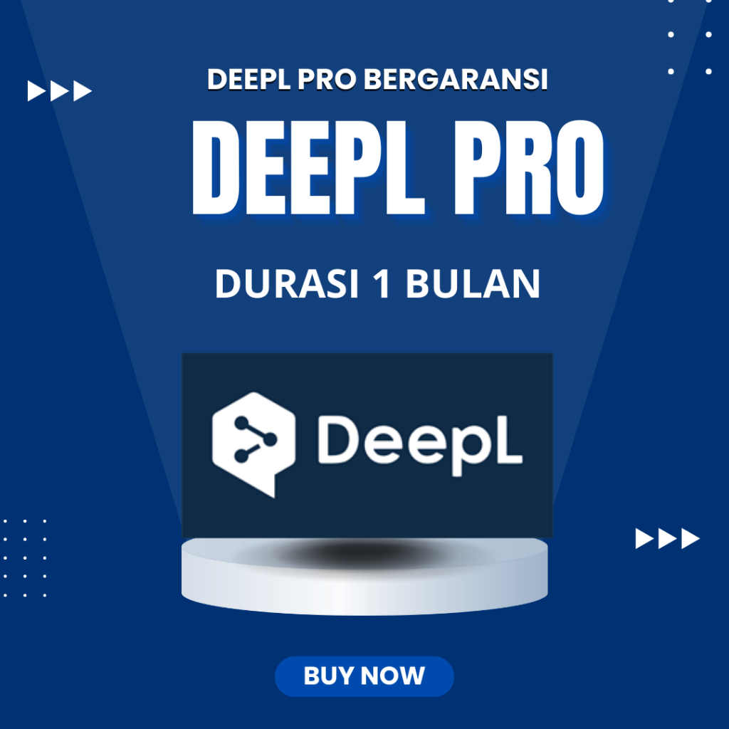 DeepL Pro + WRITE PRO PRIVATE 1 Bulan TERMURAH