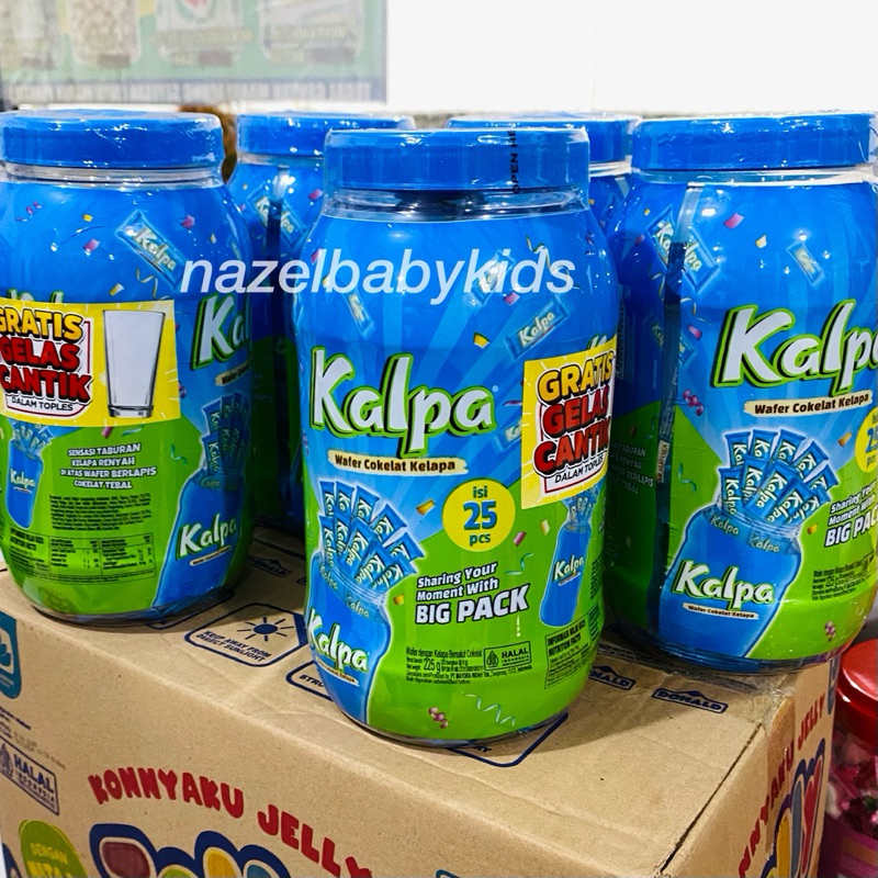 

TERMURAH KALPA WAFER COKLAT KELAPA 225g isi 25pcs