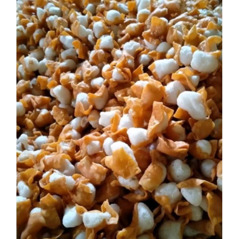

cemilan seblak siomay mini pedas daunjeruk 250gram