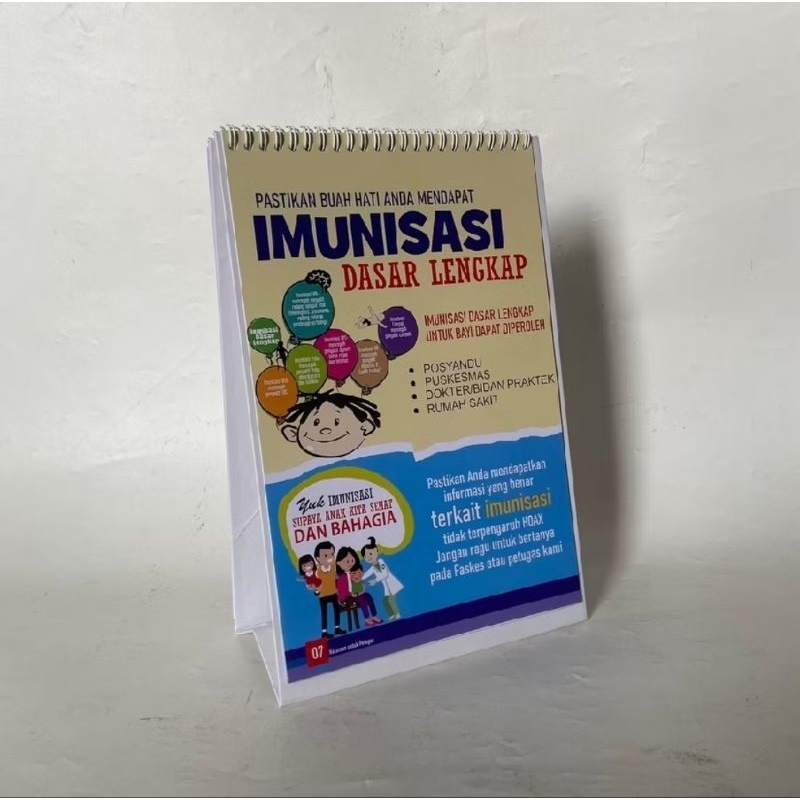 Lembar Balik Imunisasi- Buku Lembar Balik Imunisasi -Informasi Imunisasi-Informasi Kesehatan