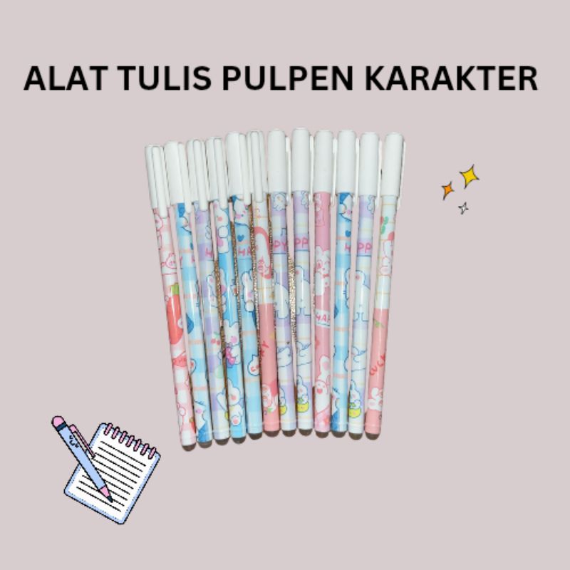 

Pulpen Hitam Motif Karakter Lucu Gemas Bolpoin Aesthetic Multifungsi Pulpen Bolpoin Gel Karakter Lucu 12 Pcs