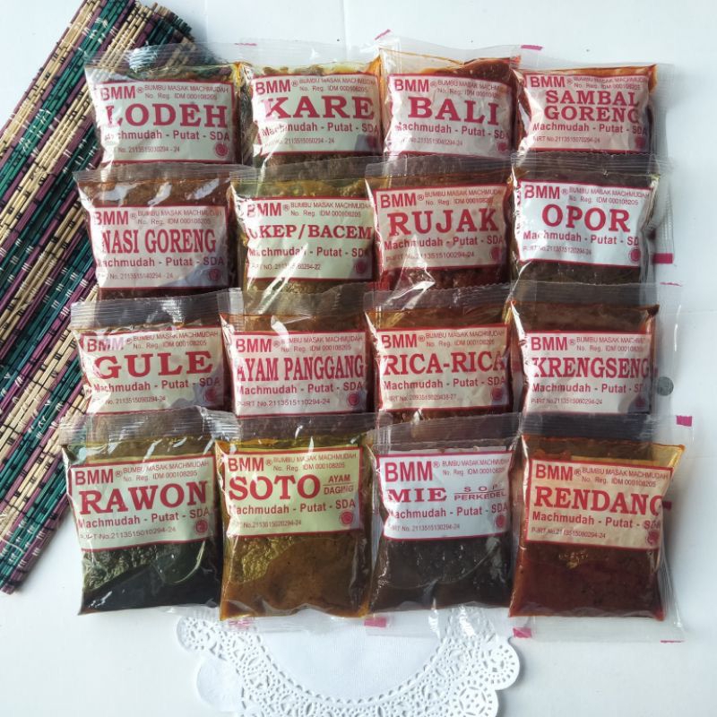 

{Bisa COD} BUMBU MASAK MACHMUDAH/Bumbu Dapur Masak KEMASAM SASET PRAKTIS BANYAK VARIAN