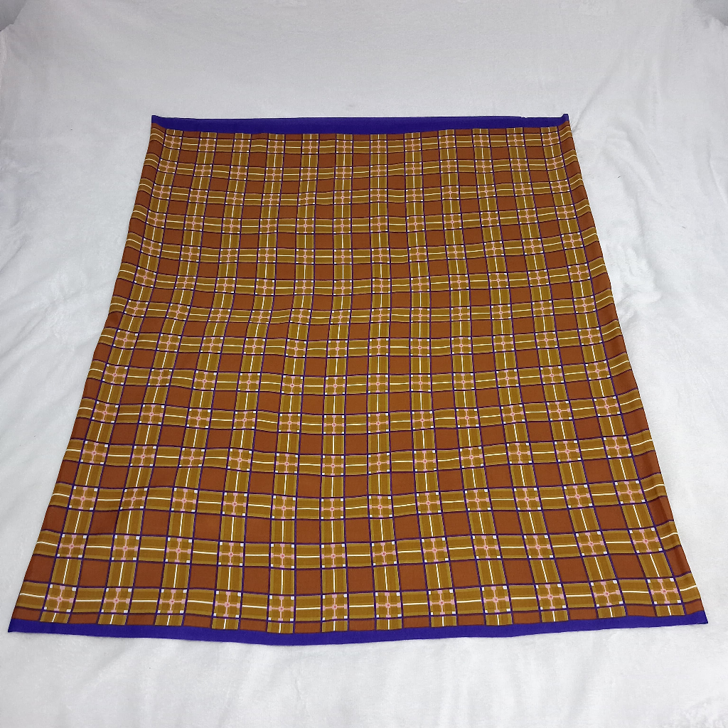 SARUNG BIN SALEH KDT MOTIF BHS KDT JADUL SANDUR SAMARINDA 2 TEROPONG LEMBUT DAN TEBAL TIDAK NERAWANG