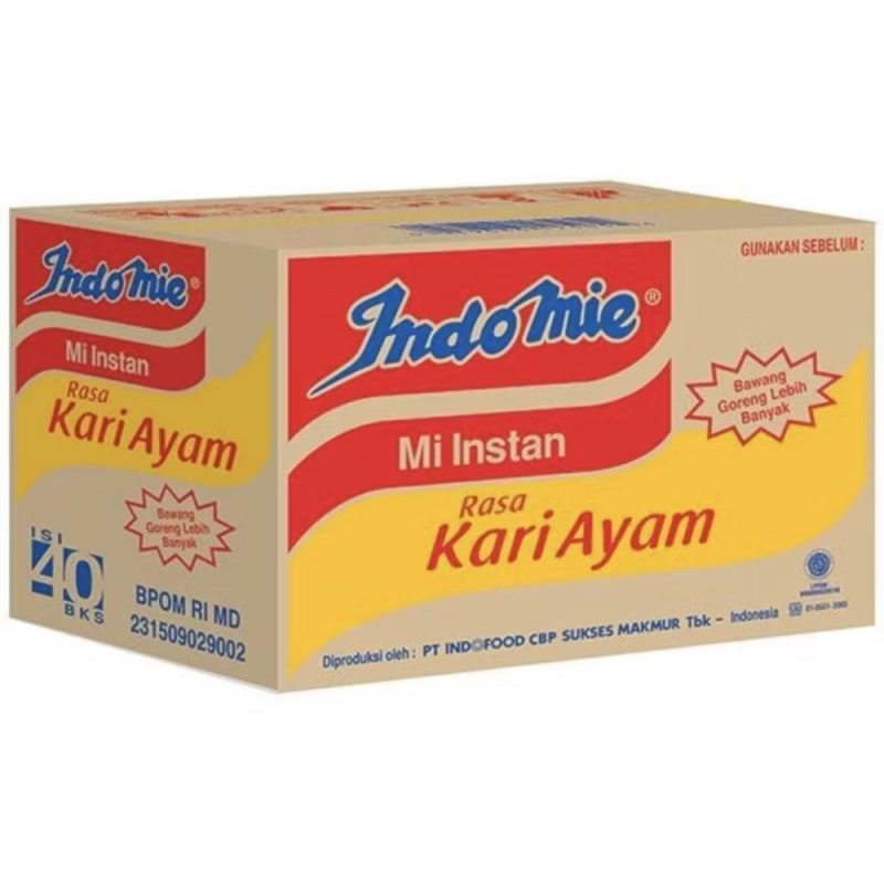 

INDOMIE / INDOMIE GORENG / INDOMIE KUAH / INDOMIE ALL VARIANT / Indomie karo ayam 72g
