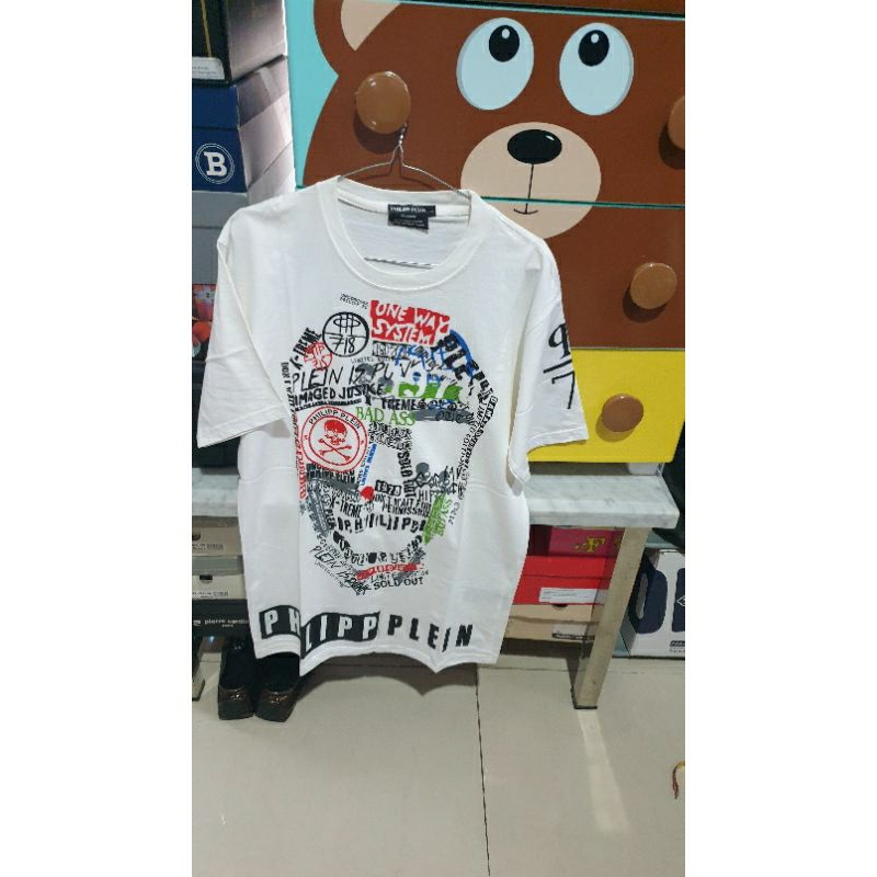 kaos lengan pendek phillip plein pp original second size L