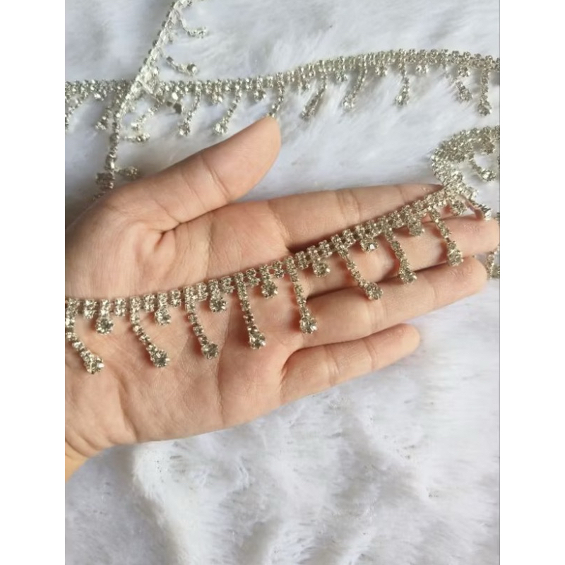 Diamond Payet Rumbai Swarovski Mewah / Payet Rangkai Rumbai