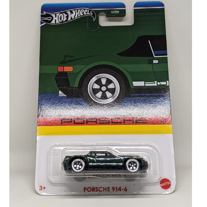 Hot Wheels Porsche 914-6 Hijau Porsche series 2024 Chase Car FREE PROTECTOR