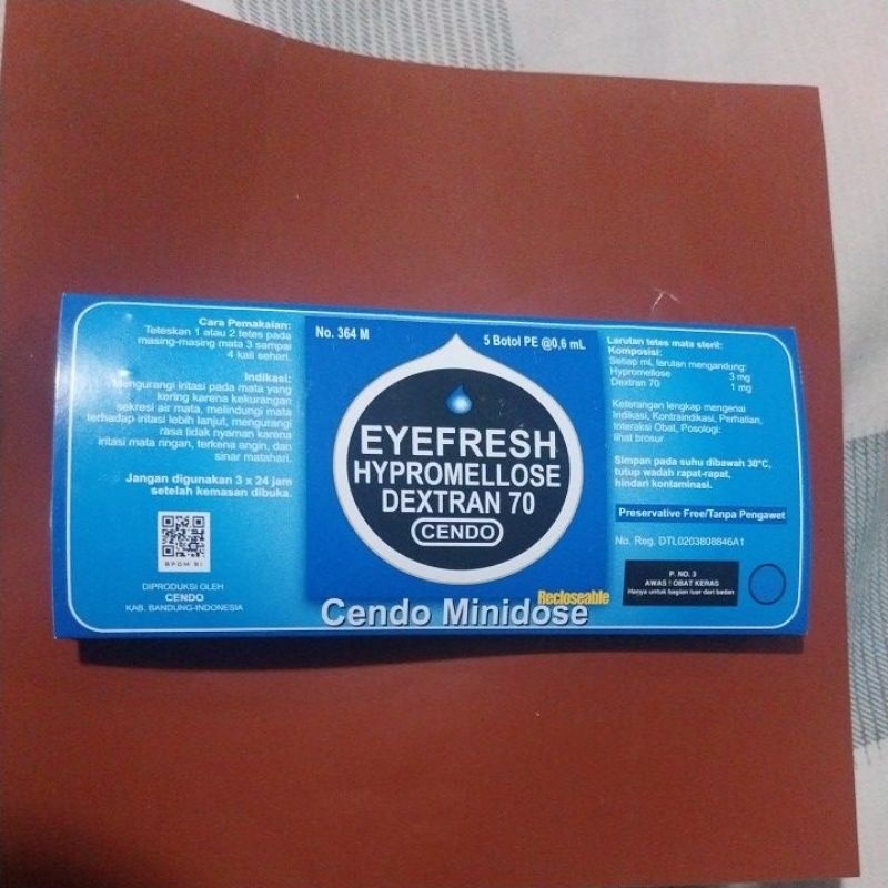 cendo eyefresh tetes mata minidose