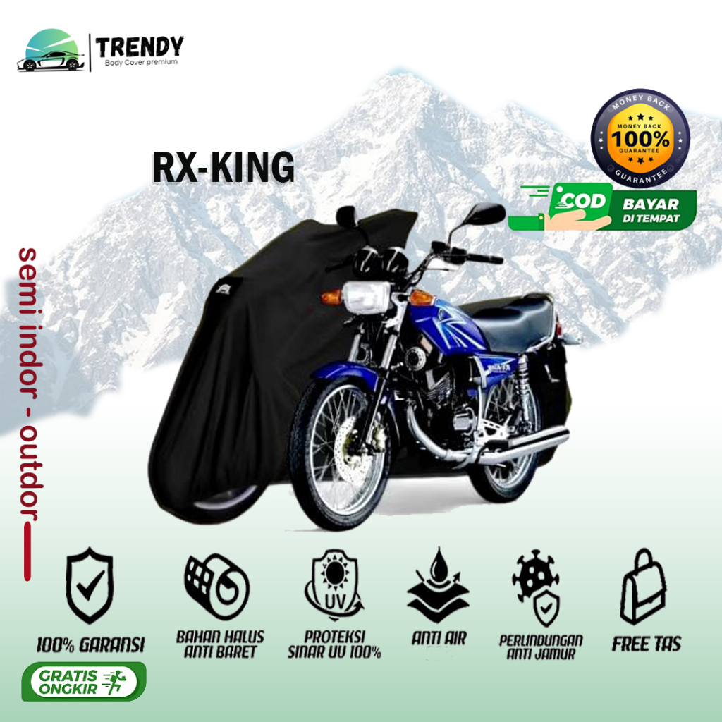 Trendy - Cover Motor RX King Waterproof / Cover Motor RX king Original 100%