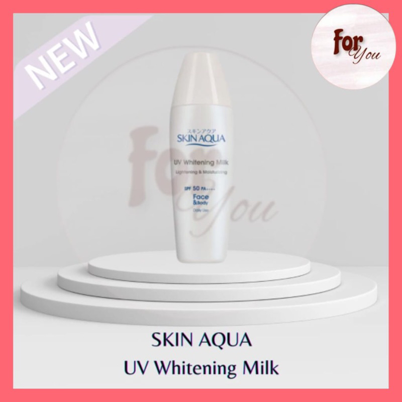 Skin Aqua UV Whitening Milk SPF 50 PA+++ | SKIN AQUA TUTUP PUTIH | SUNSCREEN SKIN AQUA | MENCERAHKAN