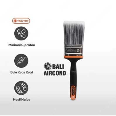 Kuas Nilon Bulu Halus Kuas Finder Lembut 1,5in sampai 2,5inch Kuas Cat Sintetis Synthetic Tidak Muda