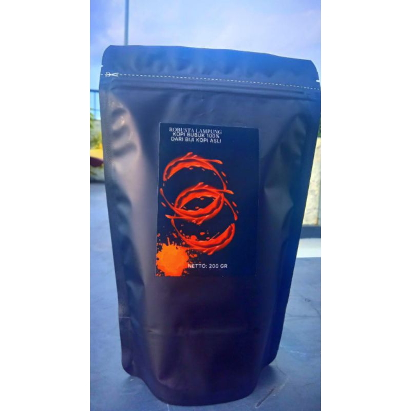 

Kopi bubuk Robusta Lampung 200 gr