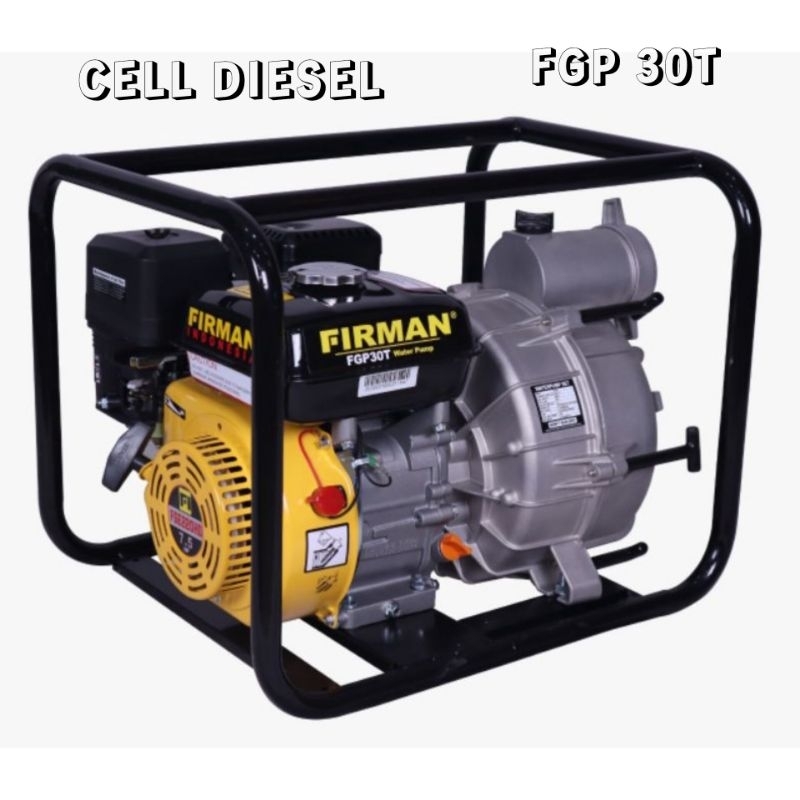 Mesin Pompa Lumpur Bensin FIRMAN FGP 30T 3 Inch