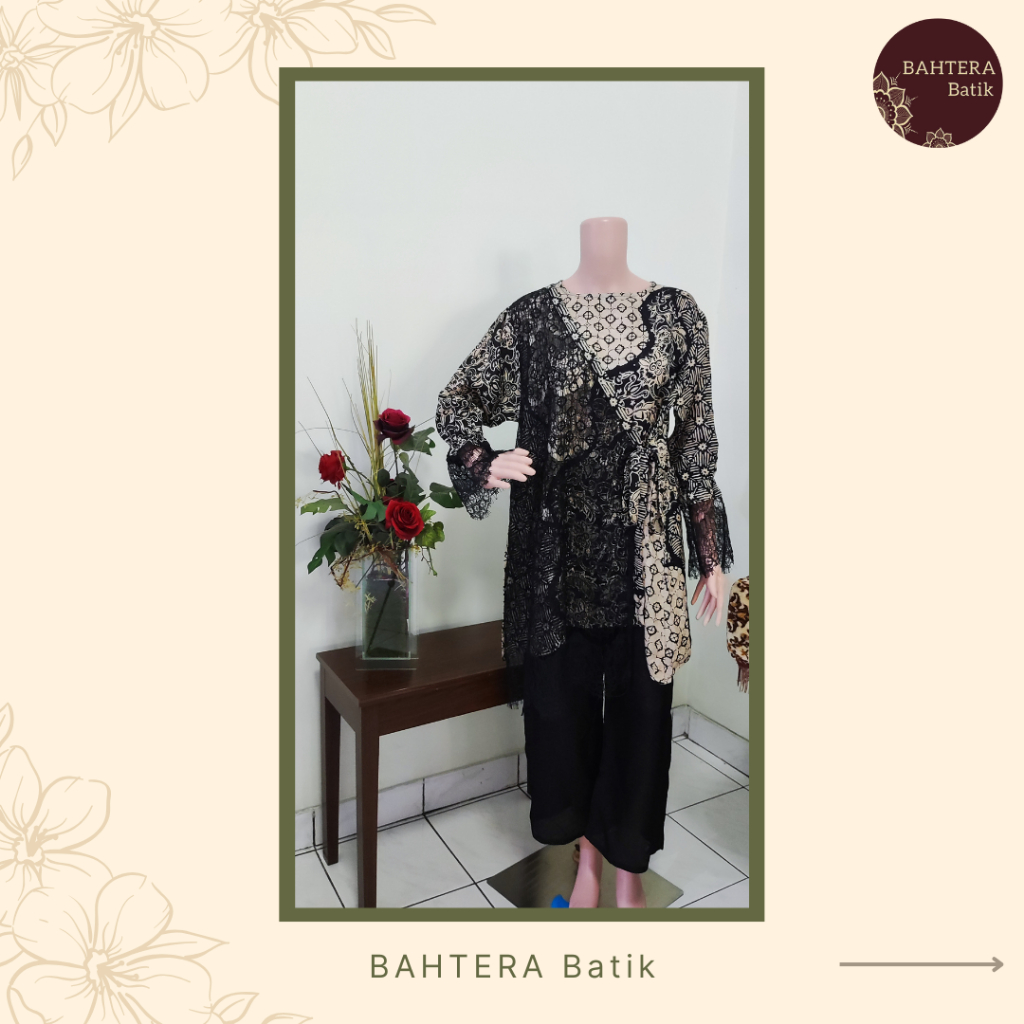 BAHTERA Batik - Set Batik Viscose Alisha Pesta Kondangan Wanita