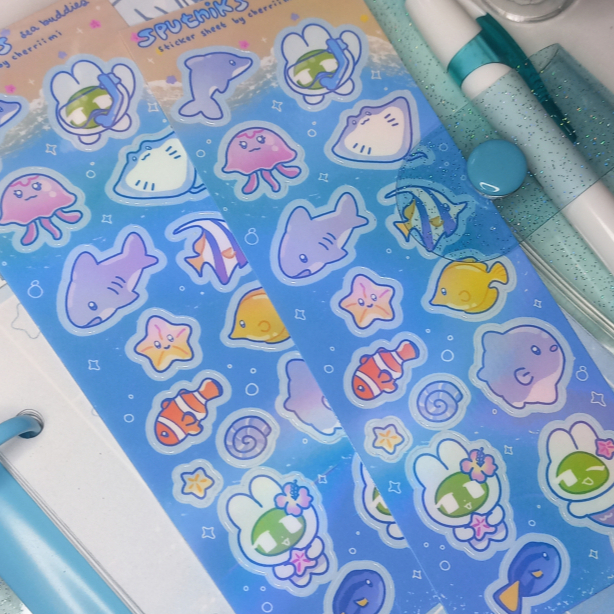 

[ ORIGINAL ] cherriimi - Sputnik's Sea Buddies Deco Stickers
