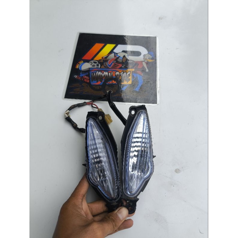 Lampu sen riting yamaha Xeon karbu Xeon rc original bekas lepasan motor