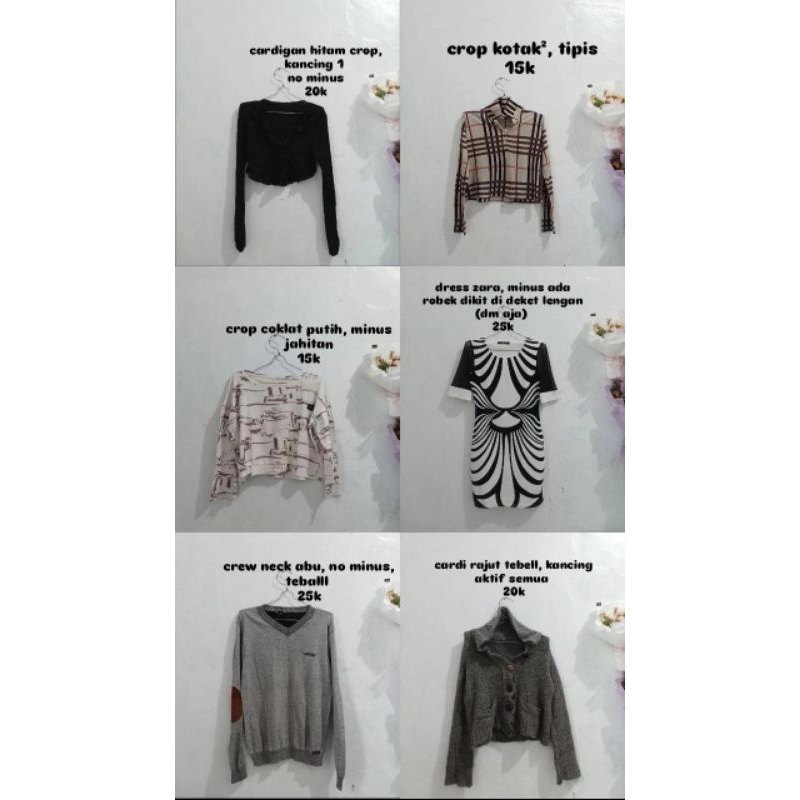 PL SWEATER & DRESS & TAS