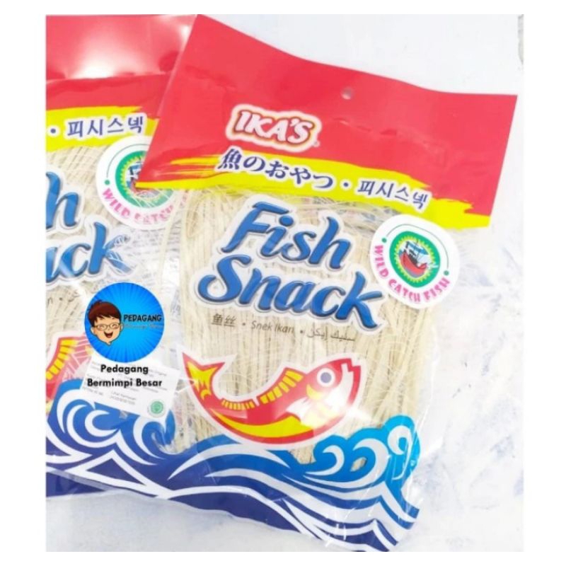 

ika's fish Snack original 120 gram, Snack ikan malaysia, Snack lidi ikan