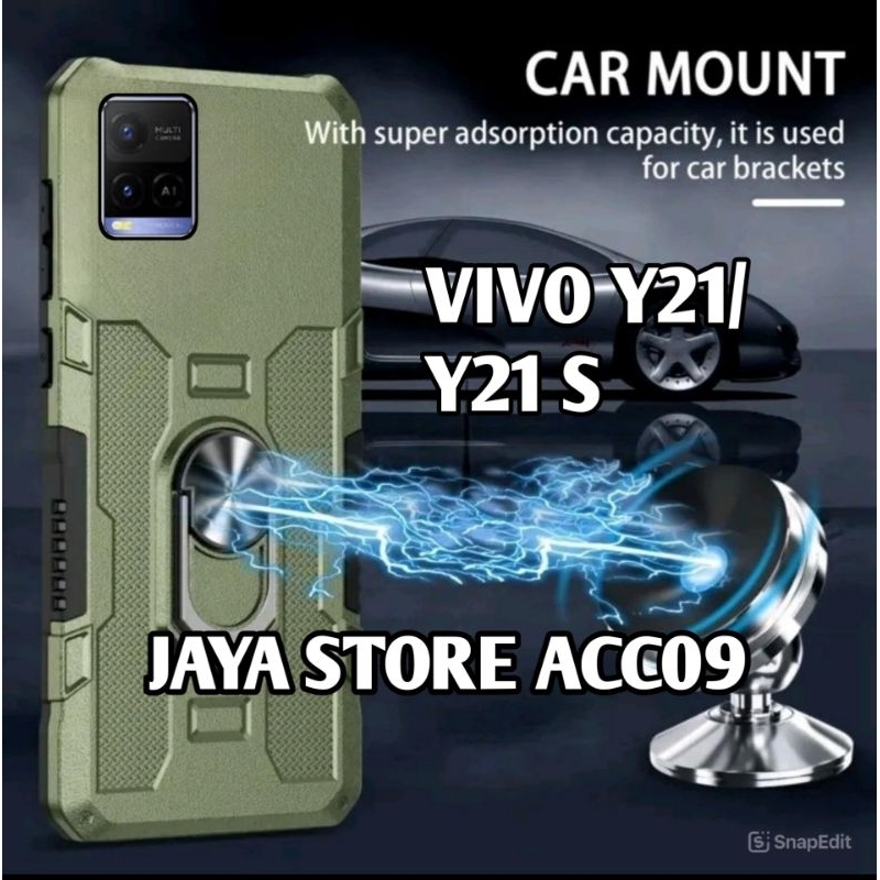 CASE VIVO Y21/Y21 S/Y33 S CASE ROBOT HIT EYE RING