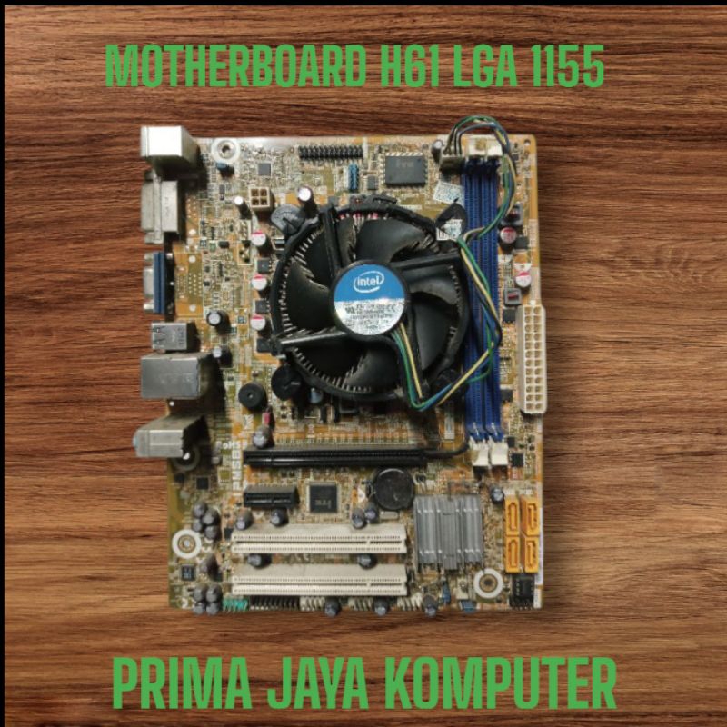 Motherboard H61 LGA 1155 Paketan Prosesor FAN