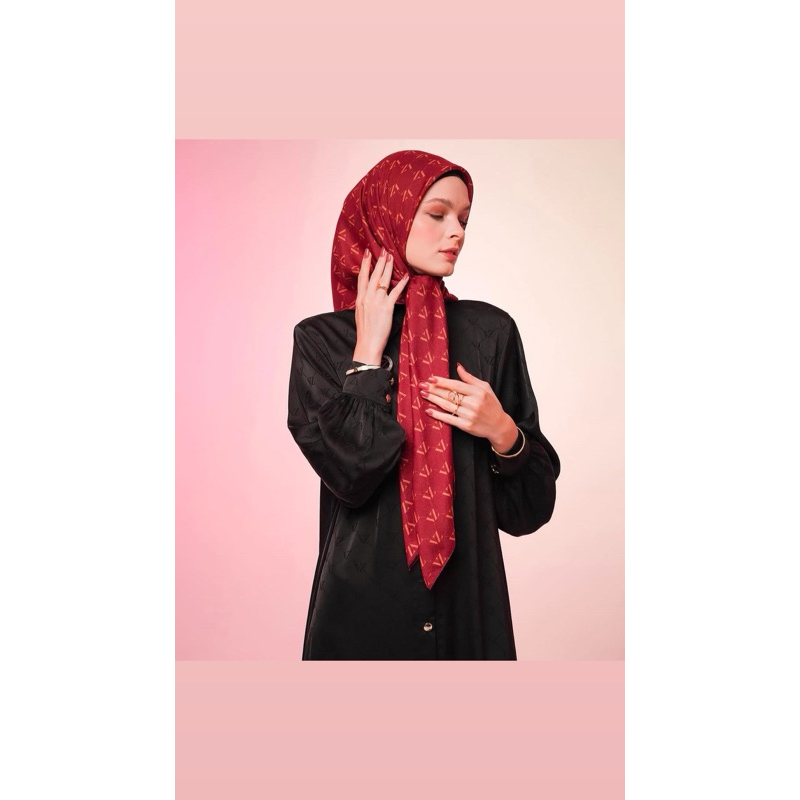 MONOGRAM VOAL SCARF - VIVI ZUBEDI