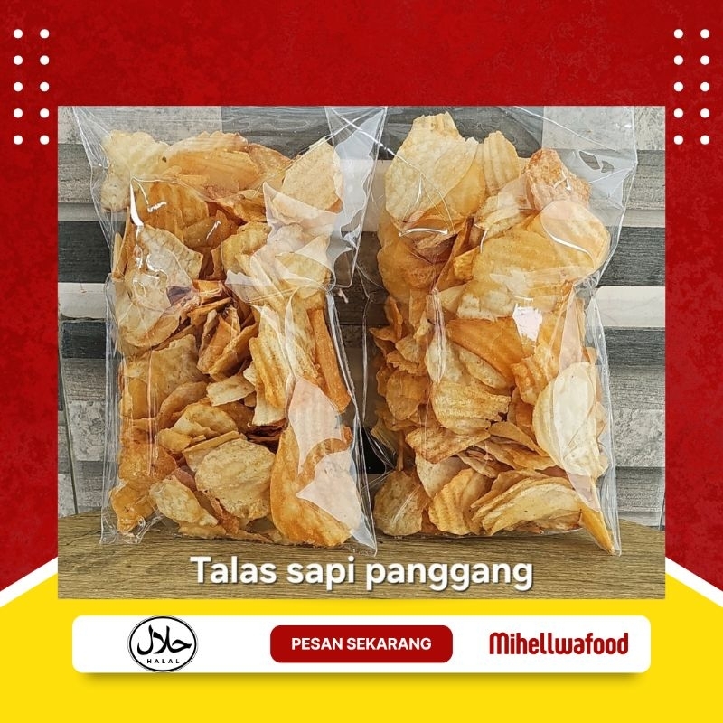 

Keripik talas sapi panggang 200 gram