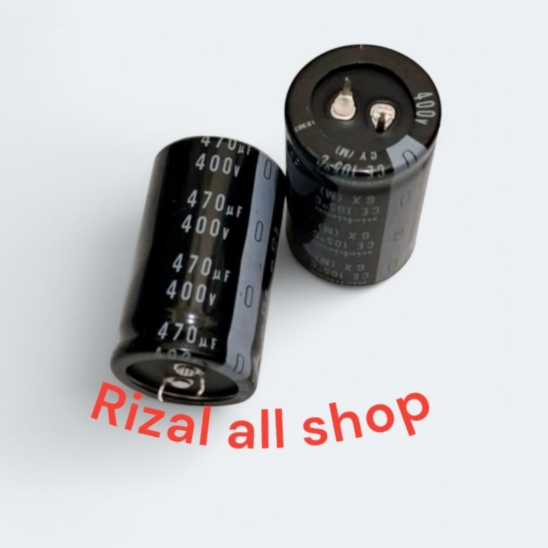 Elco 470uf 400v Nichicon kapasitor elco