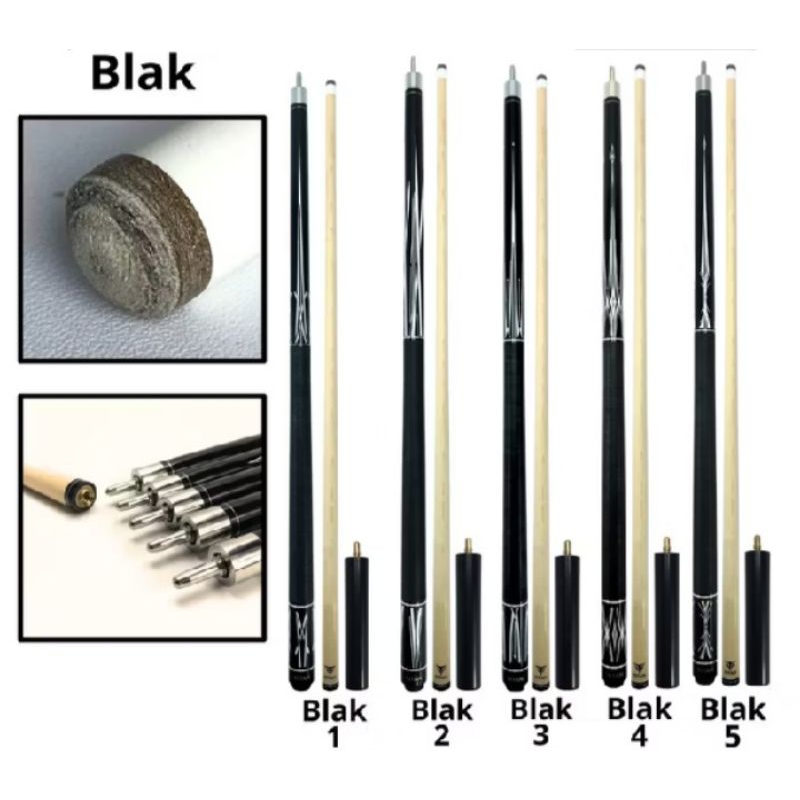 Stick Billiard TITAN BLAK Cue Stick Billiard | Stik Play TITAN BLAK