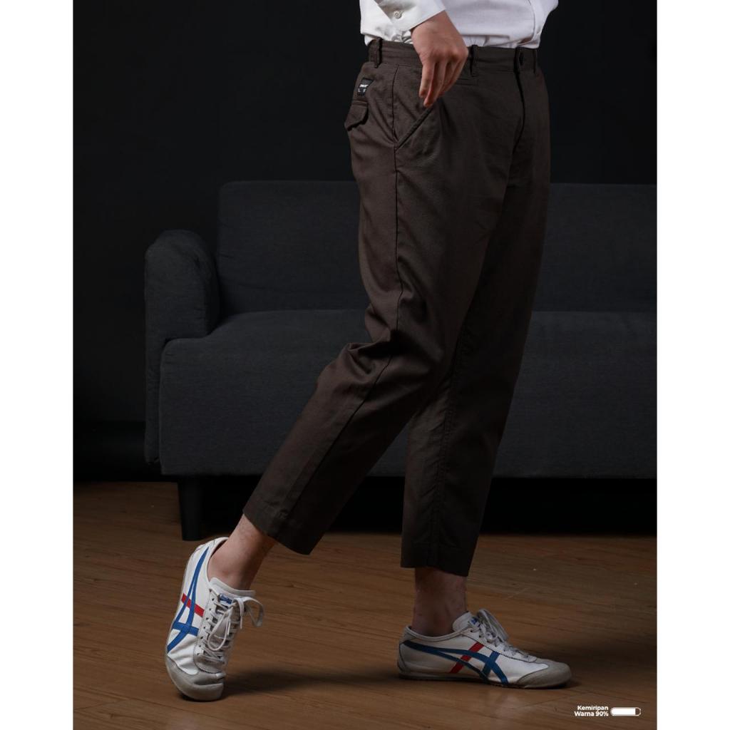 SIRWAL SAMASE ANGKEL PANT T017  Celana Kantor Bahan Formal Celana Panjang Clothes Twill Strech
