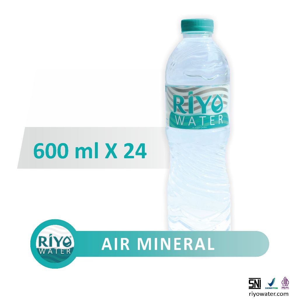 

RIYO WATER 600ml | AIR MINUM DALAM KEMASAN | AIR MINERAL pH SEIMBANG