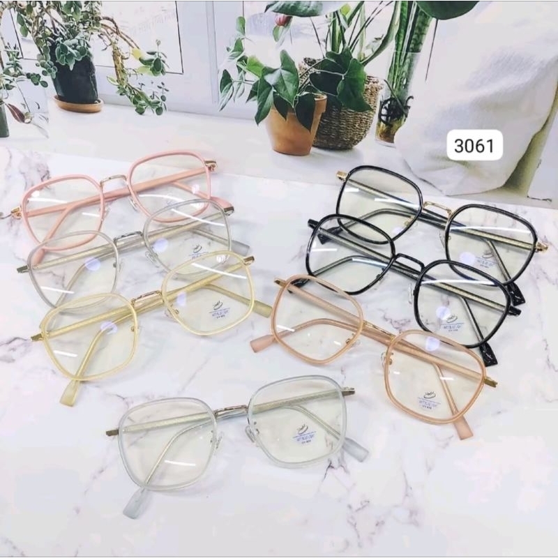 Kacamata photocromic 3061 lensa antiradiasi, blueray, photocromic, Bluecromic  cowok dan cewek norma