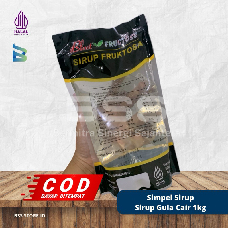 

Premium gula cair, Premium Gula Fructose 1kg - Gula cair Halal dan BPOM