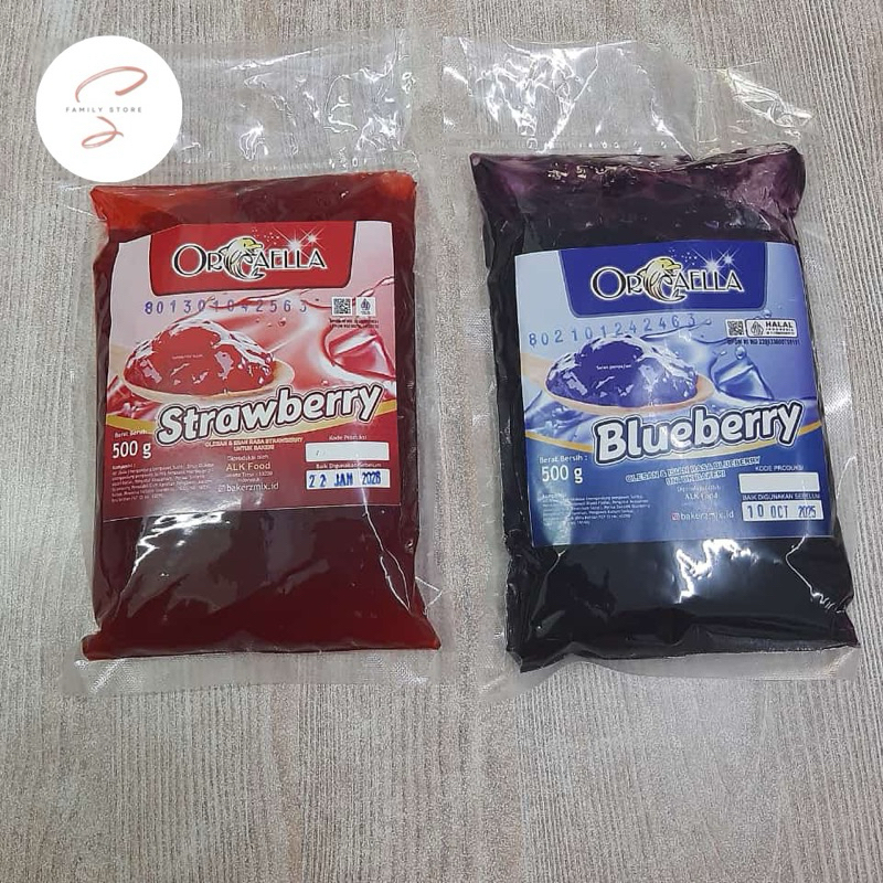 

Orcaella Selai Strawberry & Blueberry 500gr