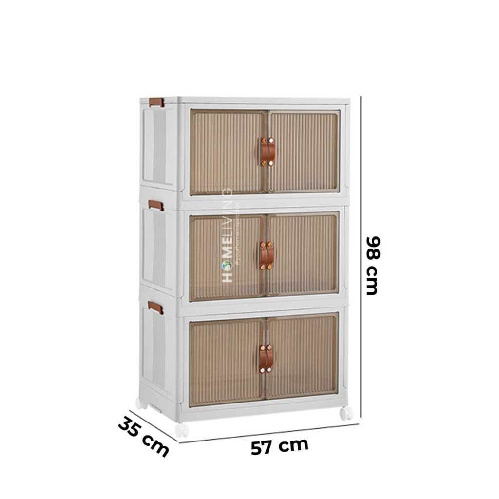 HOMELIVING-LEMARI PLASTIK - LEMARI SEPATU - LEMARI TAS - LEMARI PENYIMPANAN - LEMARI SUSUN