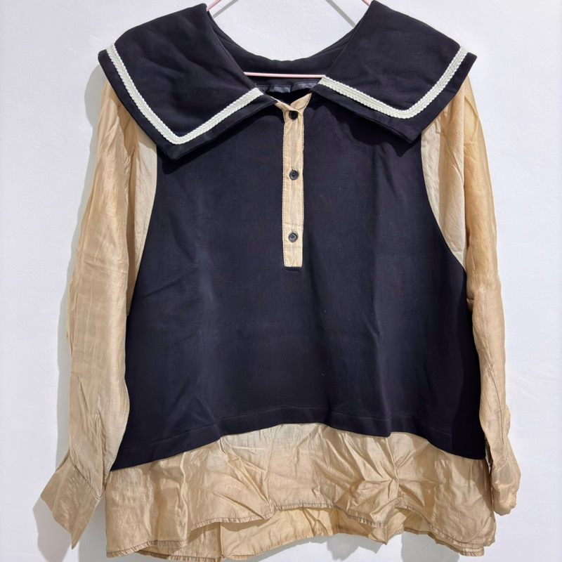 Preloved Blouse Kombi Sailor