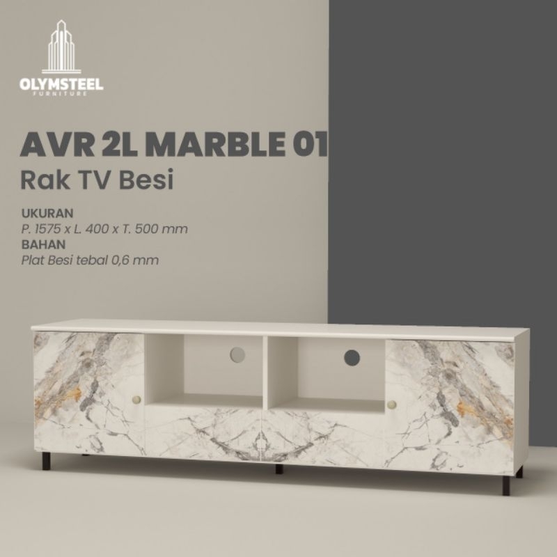 BUVET/LEMARI TV PLAT BESI 150CM