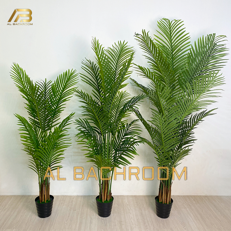 1 PAKET POHON PALEM JUMBO TINGGI 140 DAN 160 DEKORASI POJOK RUANG TAMU RUMAH KANTOR CAFFE TAMAN AEST