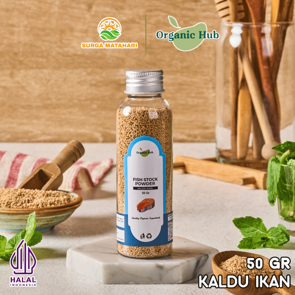 

Organic Hub Katsuo Dashi Bumbu Kaldu Ikan Ramen Udon Jepang Halal 50 gr