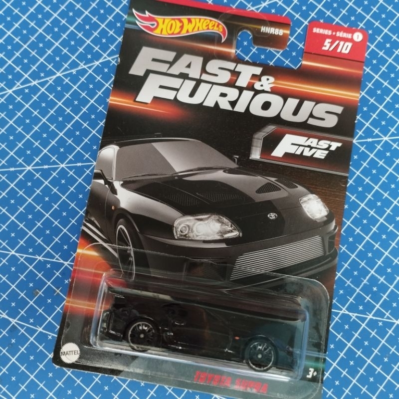 Hotwheels Fast Furious Toyota Supra Hitam Mainan Diecast Mobil Toys - HW Fast Furious