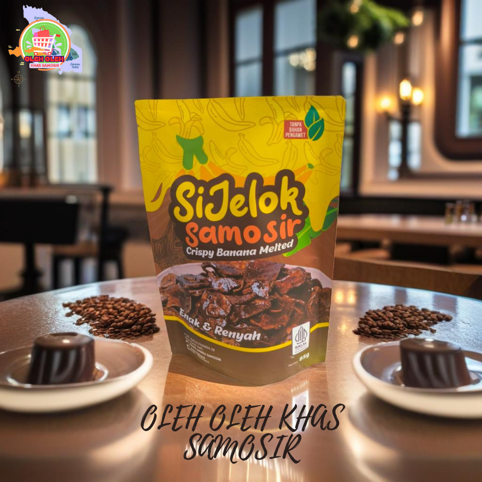 

Sijelok Samosir Keripik Pisang Varian Rasa Coklat Lumer | Coklat Bubuk | Original - Coklat Lumer