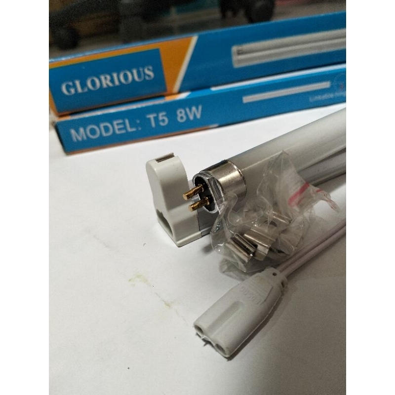 T5 braket 8w merk Glorious panjang 30cm bus-light 220-240v 50/60Hz
