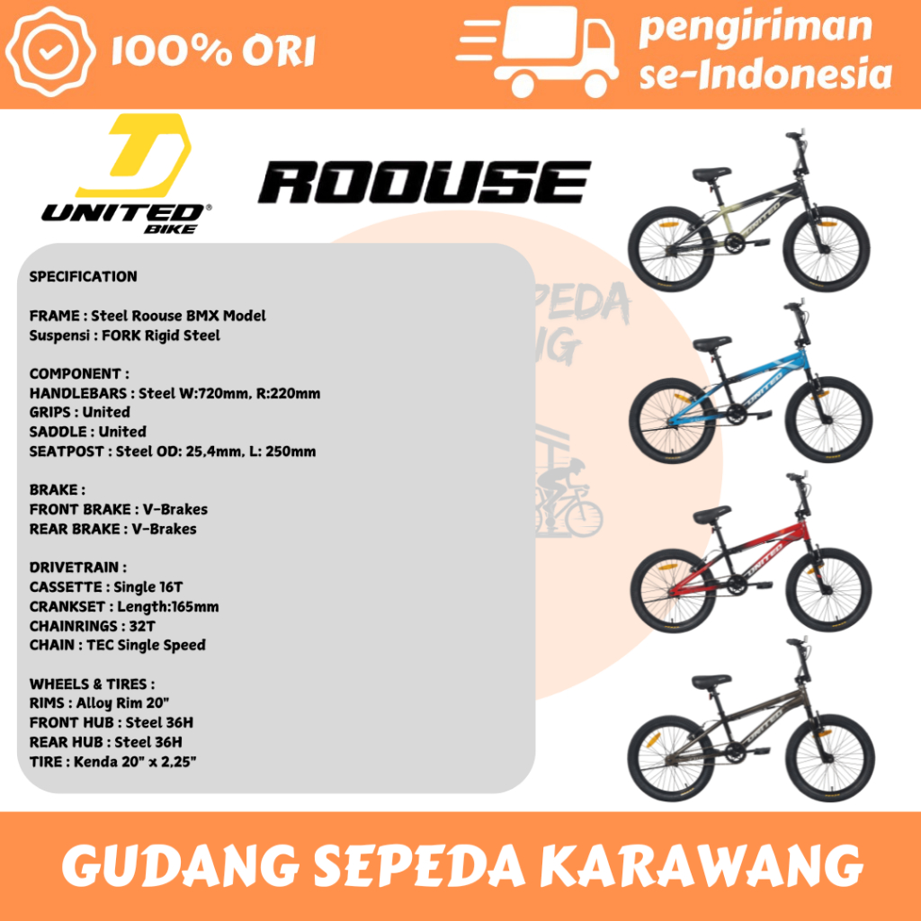 SEPEDA BMX UNITED ROOUSE 01