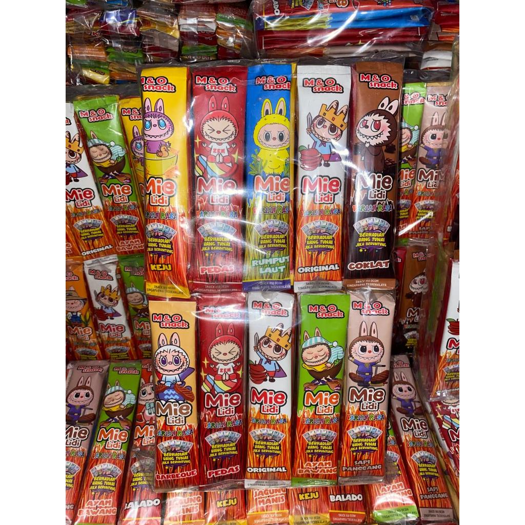 

PAKET USAHA MIE LIDI KARAKTER M&O VARIAN RASA 1 BAL ISI 10 PAK 120 PCS